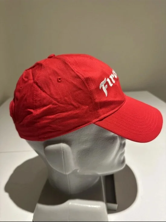 Firestone Red Embroidered Logo Baseball Cap - Picture 2 of 7